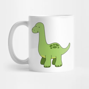 Cute baby green dinosaur Mug